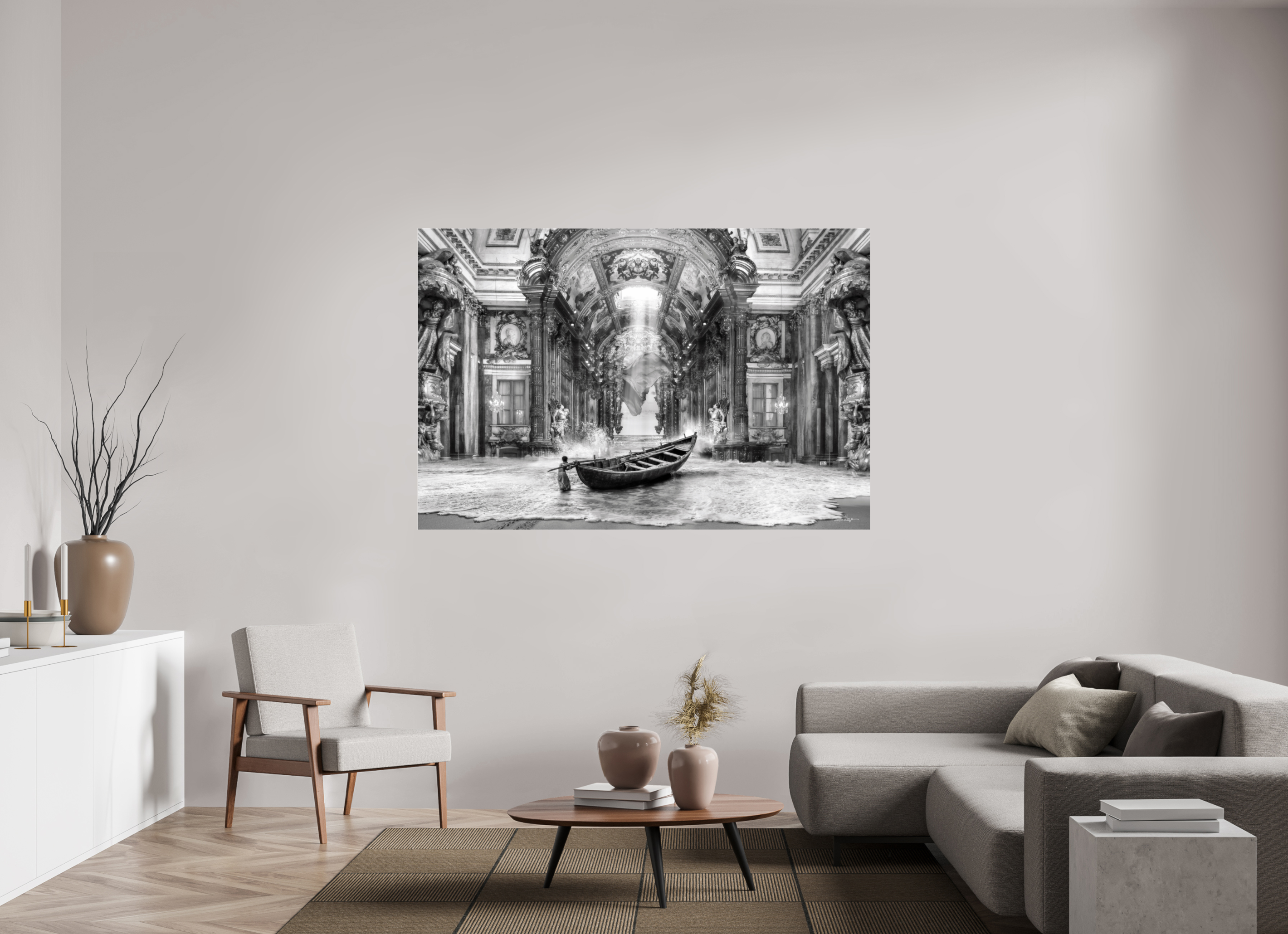 180 x 120 cm, Tirage photo sous Acrylique (plexi) Le petit royaume