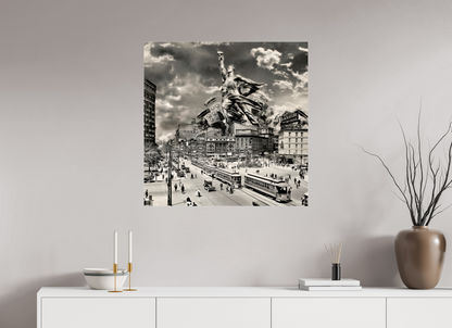 80 x 80 cm, Tirage photo sous Acrylique (plexi) Détroit