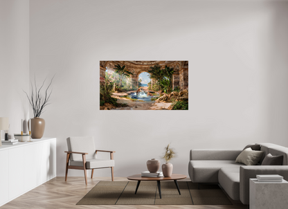 162 x 90 cm, Tirage papier photo UltraHD Les deux frères