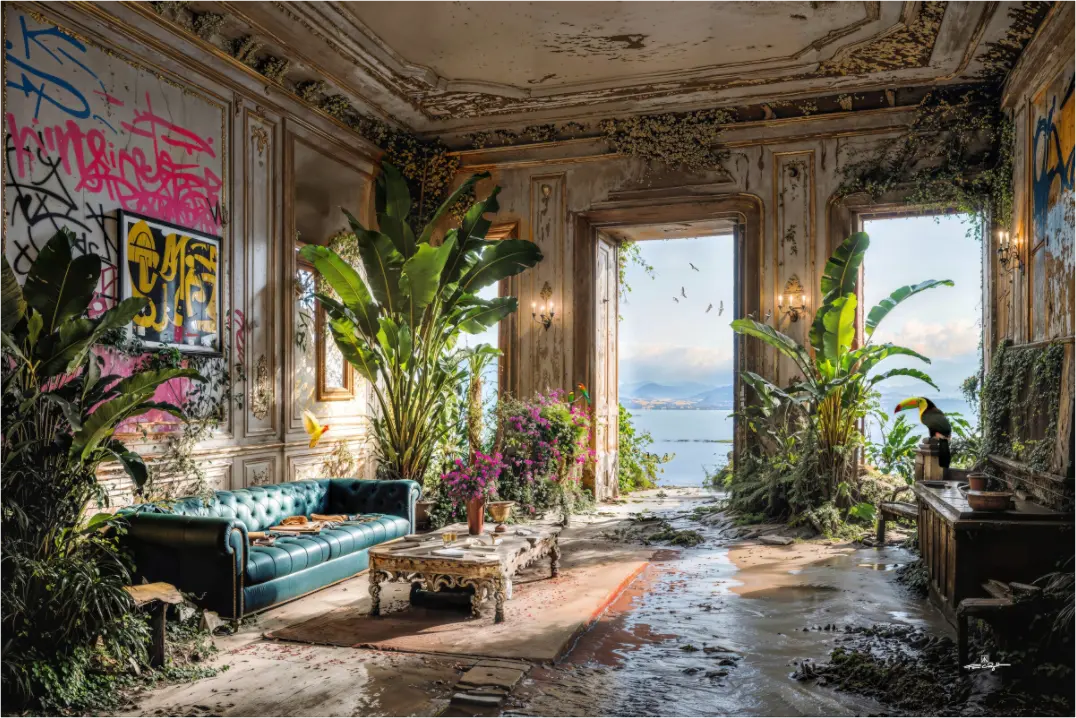 Main image Abandonné avec vue sur océan Image