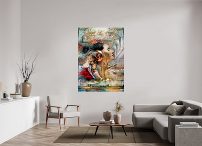 120 x 167,2 cm, Tirage photo sous Acrylique (plexi) Allégorie du désir