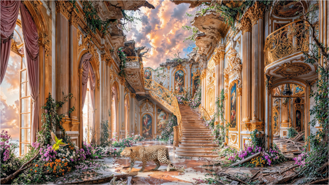 Main image Le léopard et le perroquet