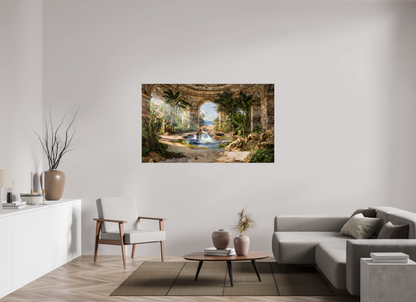 167,9 x 100 cm, Tirage papier photo UltraHD Le sanctuaire