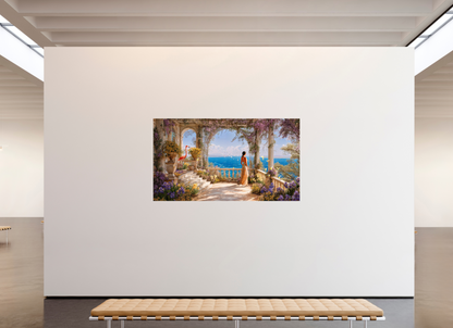 208 x 117 cm, Tirage papier photo UltraHD vue sur océan