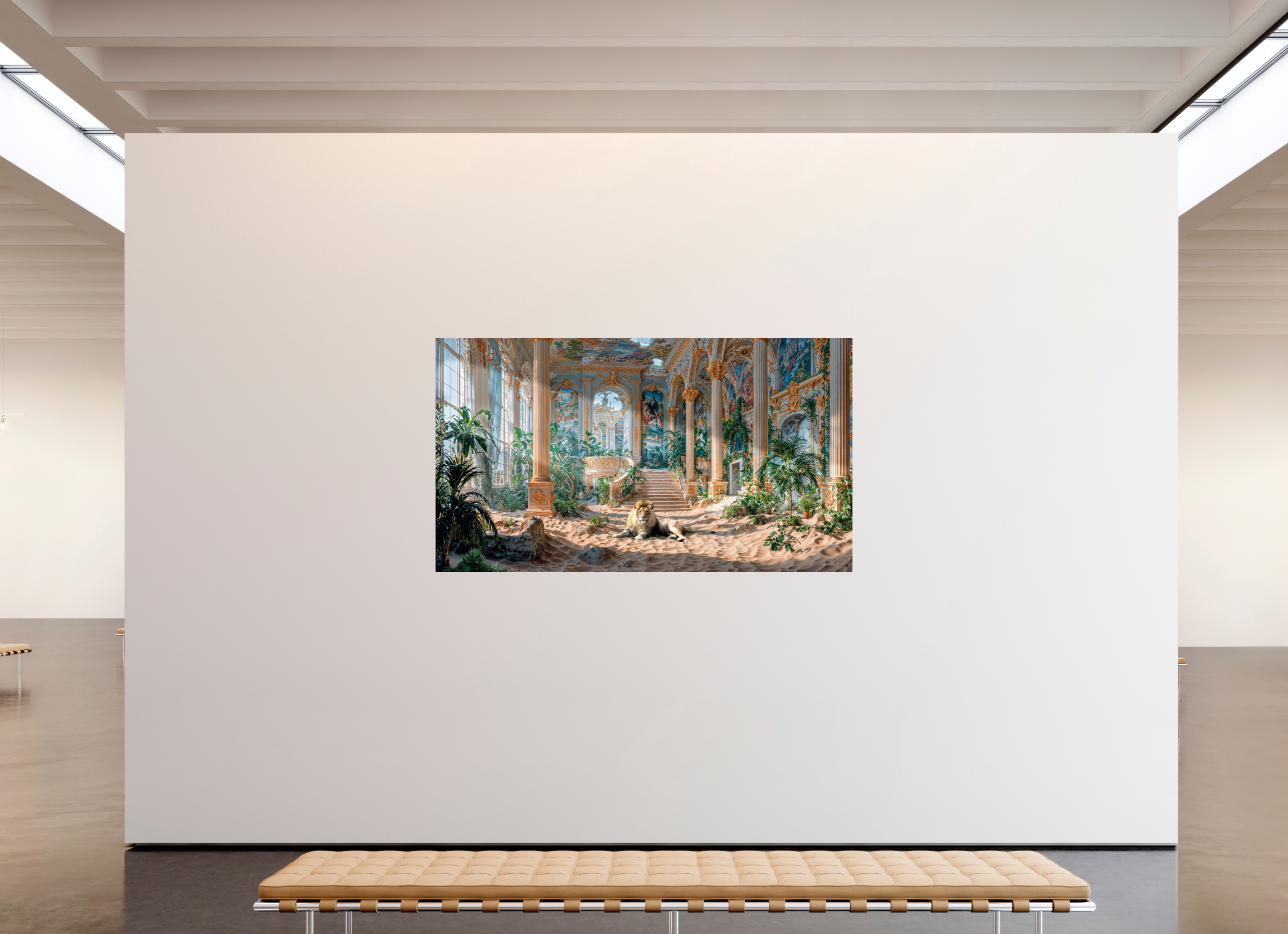 208 x 117 cm, Tirage papier photo UltraHD Le gardien