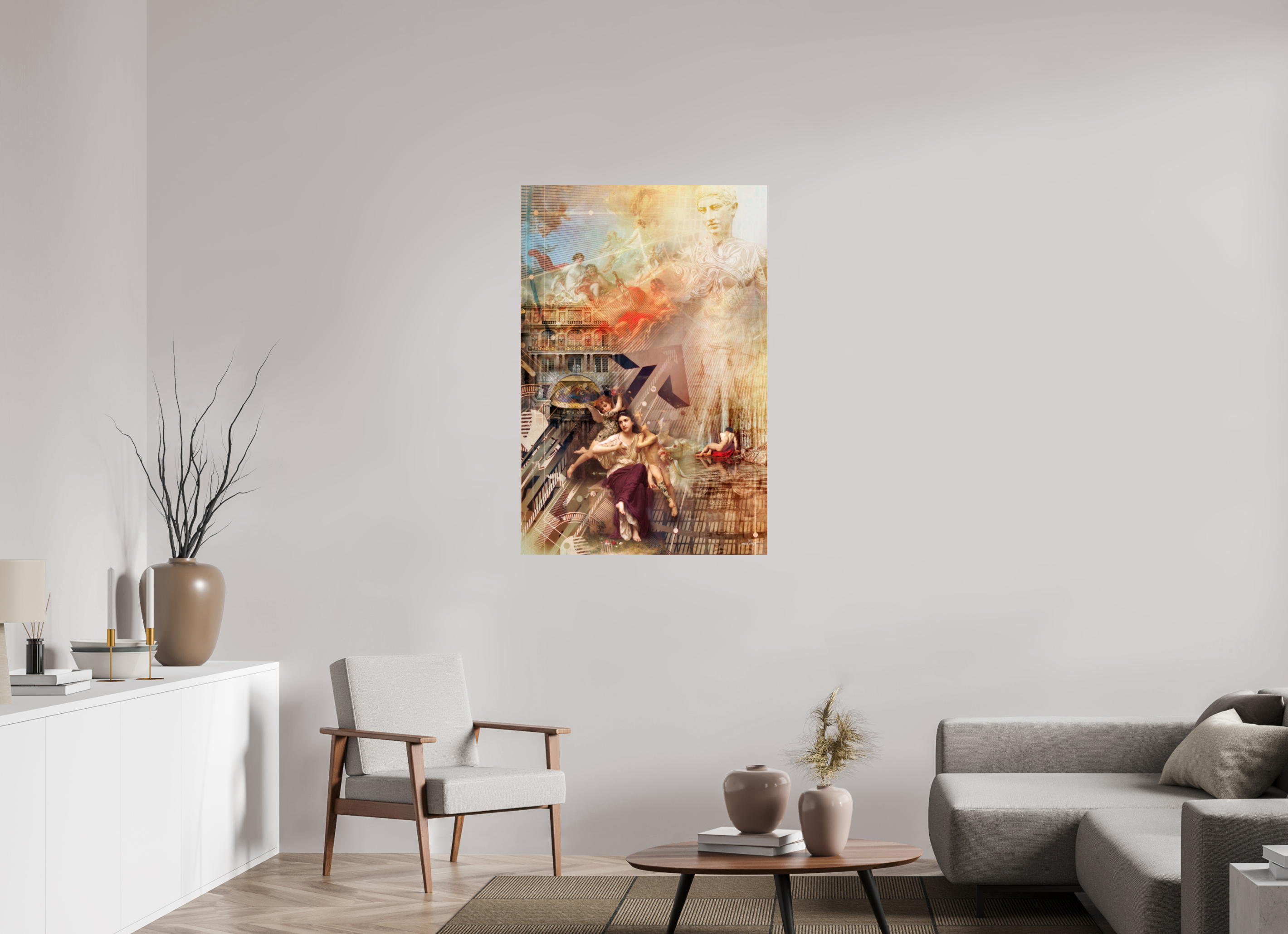 80 x 120 cm, Tirage papier photo UltraHD Tribute Bouguereau