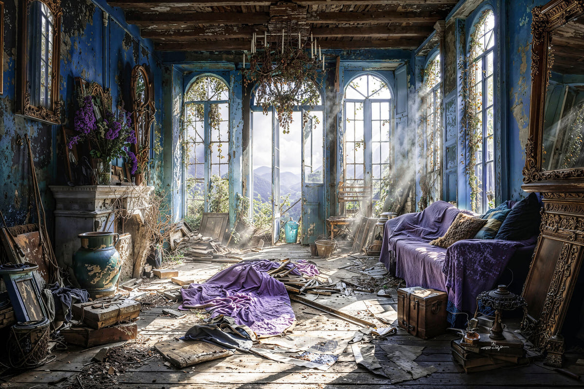 intérieur abandonné