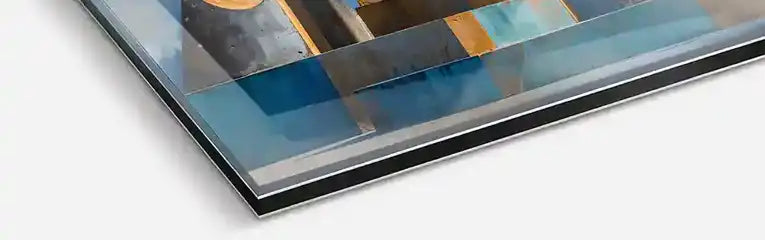 Tirage photo argentique Lambda RC Couleur Brillant Anti-reflets sous verre Acrylique